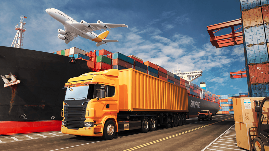 logistics services trucks